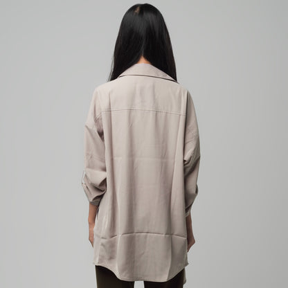 Benhill Cardigan "Chul" Wanita Lengan Panjang Cream A163-2990Z