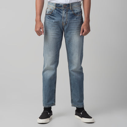 Benhill Denim Premium Pants Relaxed Fit Light Blue Wash 29627-3231F