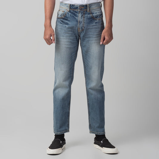 Benhill Denim Premium Pants Relaxed Fit Light Blue Wash 29627-3231F