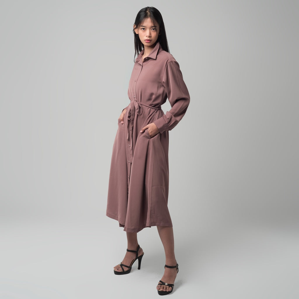 Benhill Dress Tunik Cotton A Line Rose Taupe A206-29J1J