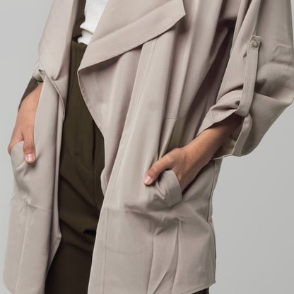 Benhill Cardigan "Chul" Wanita Lengan Panjang Cream A163-2990Z