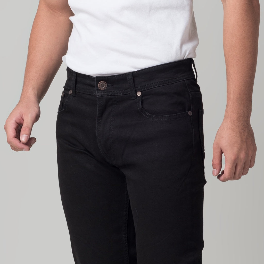 Benhill Premium Denim Pants Relaxed Fit Hitam 29656-57-3221F