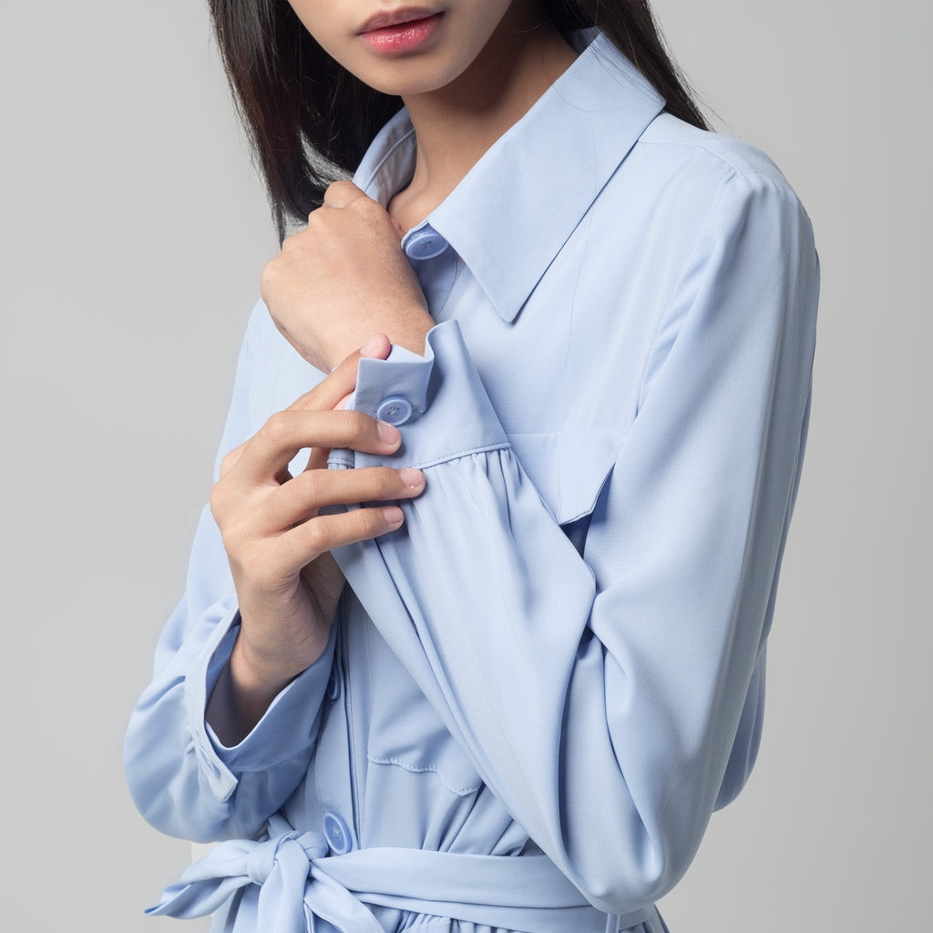 Benhill Gamis Polos Cotton Dusty Bue A204-2931L