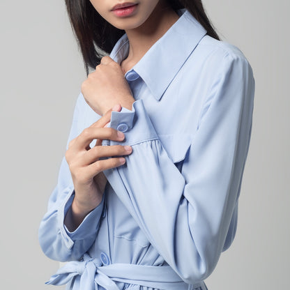 Benhill Gamis Polos Cotton Dusty Bue A204-2931L