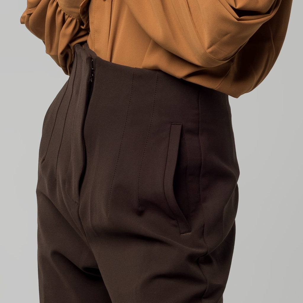 Benhill "Aerum" Celana Wanita High Waist Brown A180-29545