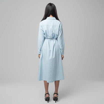 Benhill Dress Tunik Denim A Line Light Blue A179-1931J