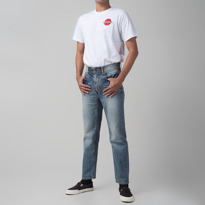 Benhill Denim Premium Pants Relaxed Fit Light Blue Wash 29627-3231F