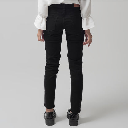 Benhill Celana Panjang Denim Wanita Skinny Hitam A185-A186-22273