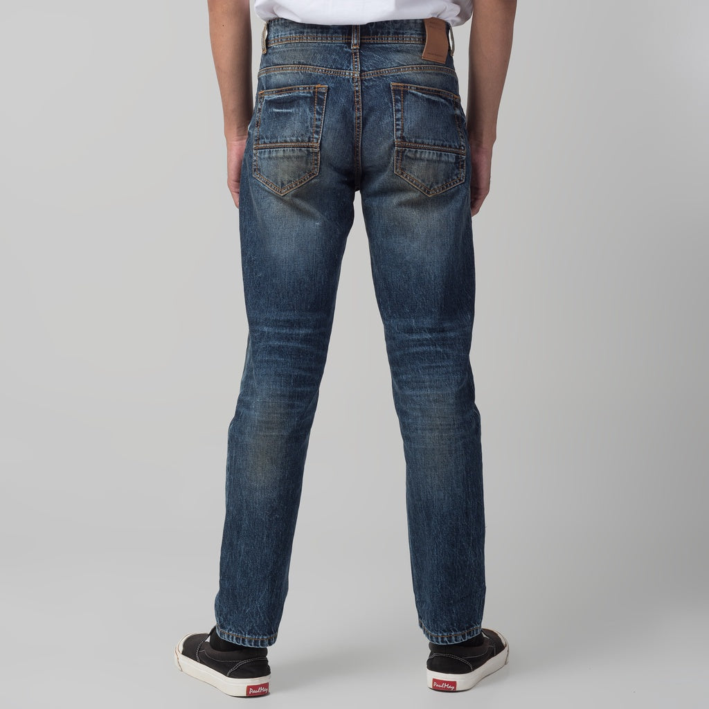 Benhill Premium Denim Pants Relaxed Fit Blue Wash 29654-55-3231F