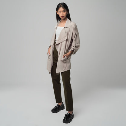Benhill Cardigan "Chul" Wanita Lengan Panjang Cream A163-2990Z