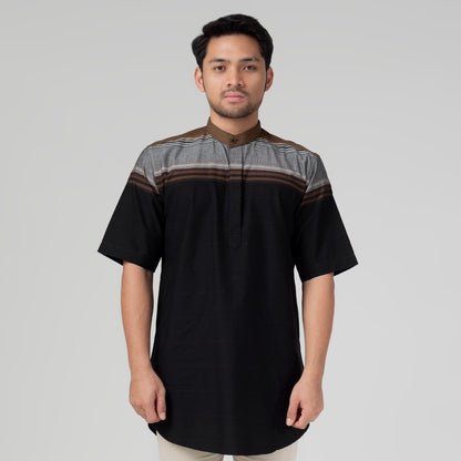 Benhill Koko Qurta Salur Pria Pendek Hitam 29914-15-3120H