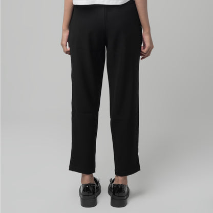 Benhill "Haru" Celana Wanita Tapered Pinggang Karet Black A146-A147-1920V