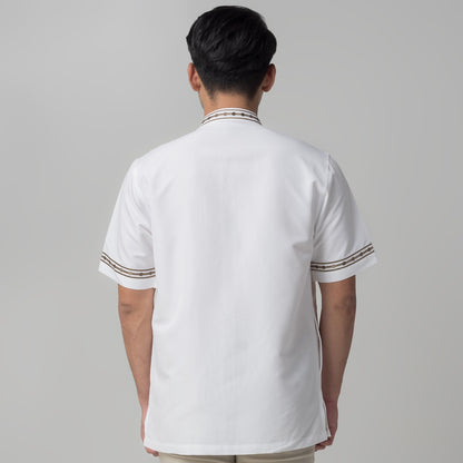 Benhill Taqwa Koko Bordir Pria Lengan Pendek Off White 2171-32108